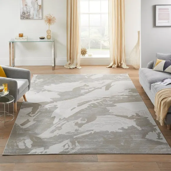 Concept Looms Skyline Abstract Velvet Rug 1