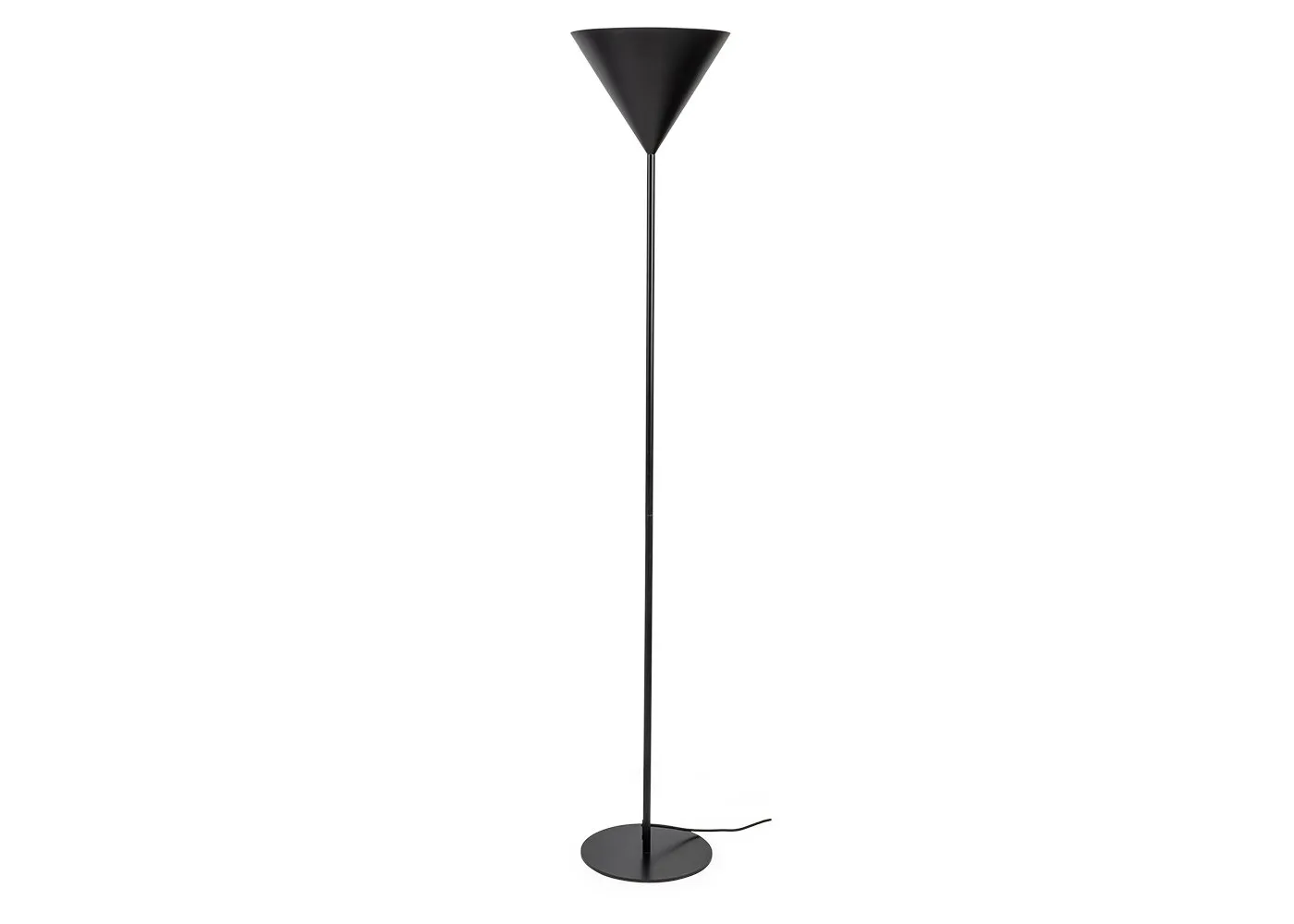 Heal's Benjamin Uplighter Floor Lamp Black