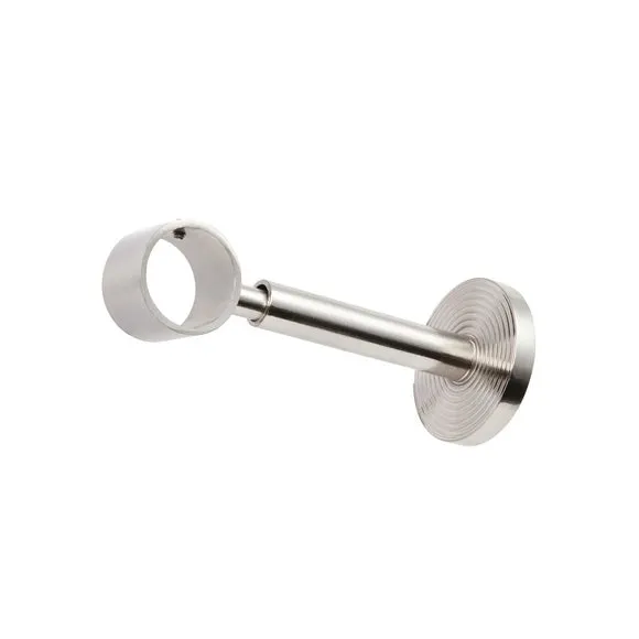 Trinity Ribbed Extendable Metal Eyelet Curtain Pole 3