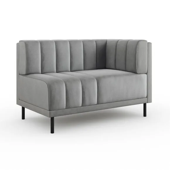 Amali Corner Dining Bench, Vintage Velvet 6