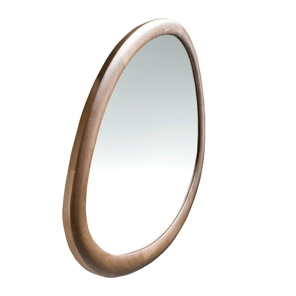 Angel Cerda Walnut Decor Wall Mirror, 95x75x3 cm 6