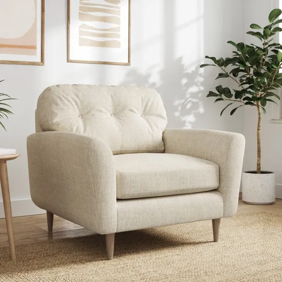 Sven Chunky Tonal Weave Snuggle Chair 1