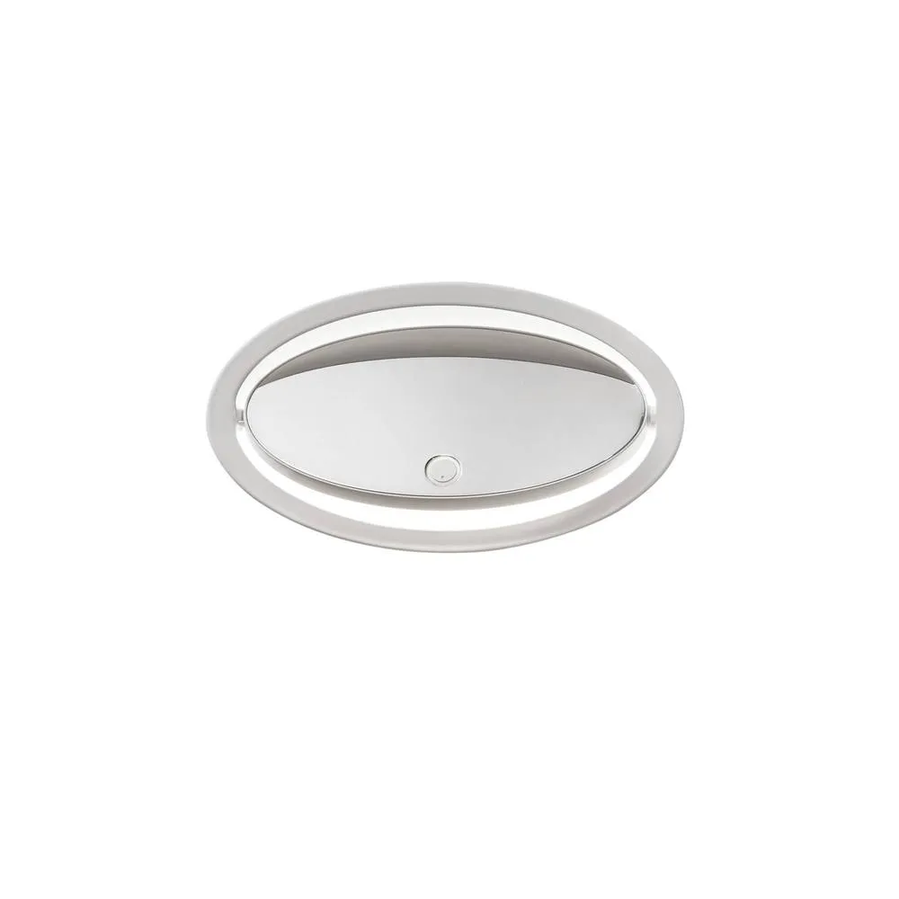Netlighting Ely Paret LED Flush Wall Light White Touch dimmer 1125lm 3000K