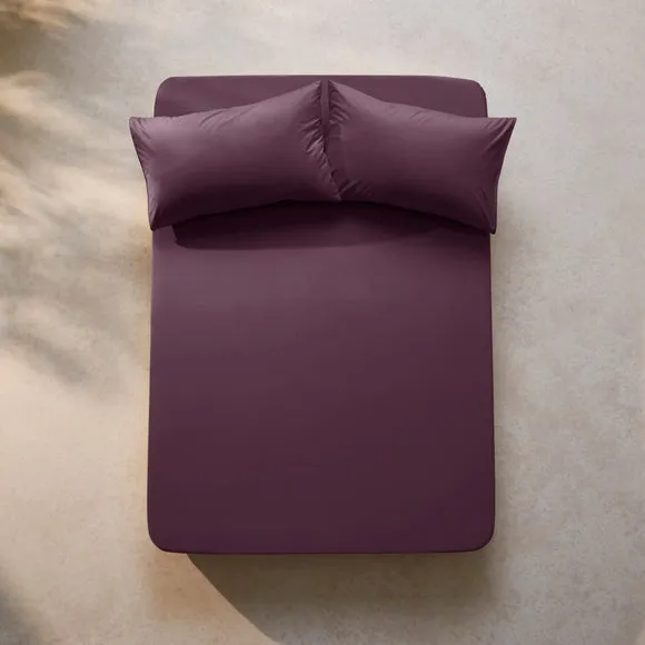 100% Egyptian Cotton 220 Thread Count True Grip® Fitted Sheet 5