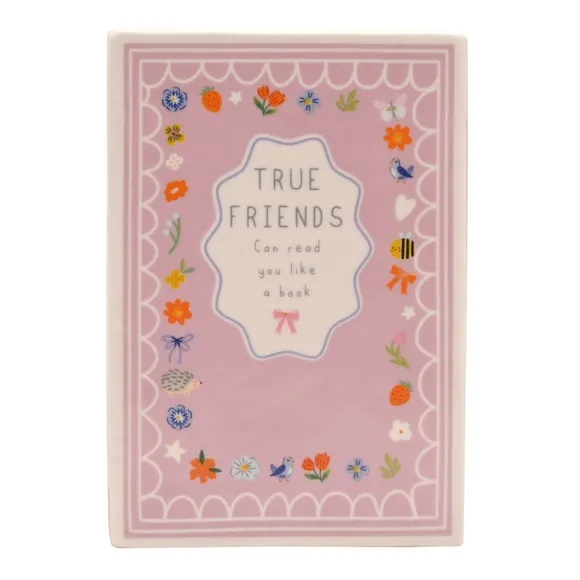 Love Life Friends Ceramic Book Vase 3