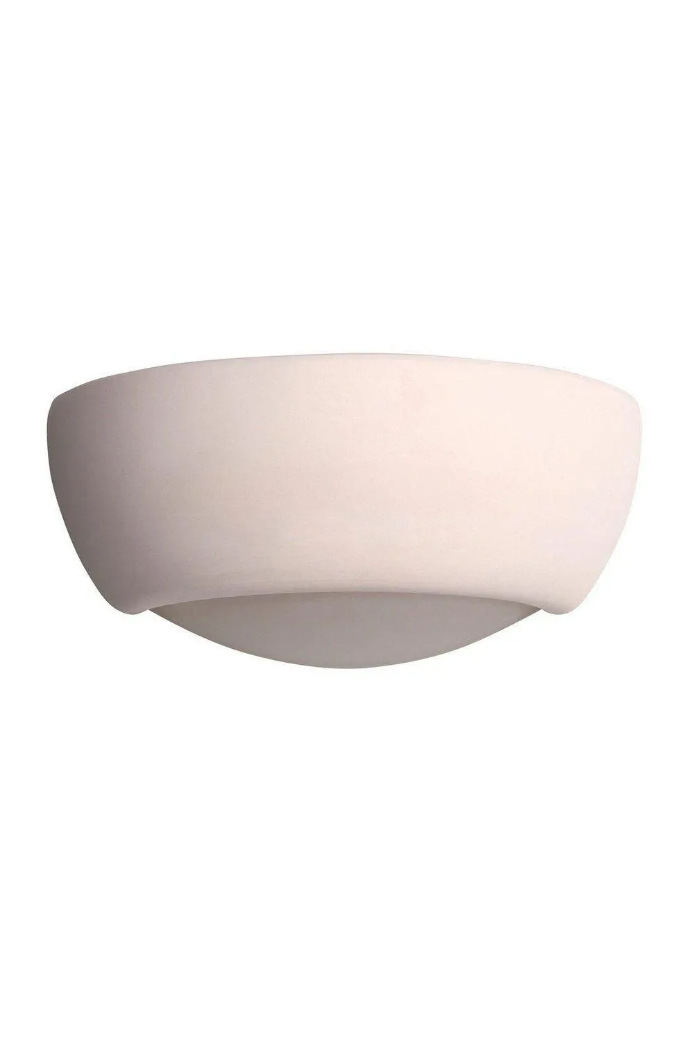 Netlighting Eton 1 Light Indoor Plaster Wall Uplighter Unglazed Ceramic E27 in White 5