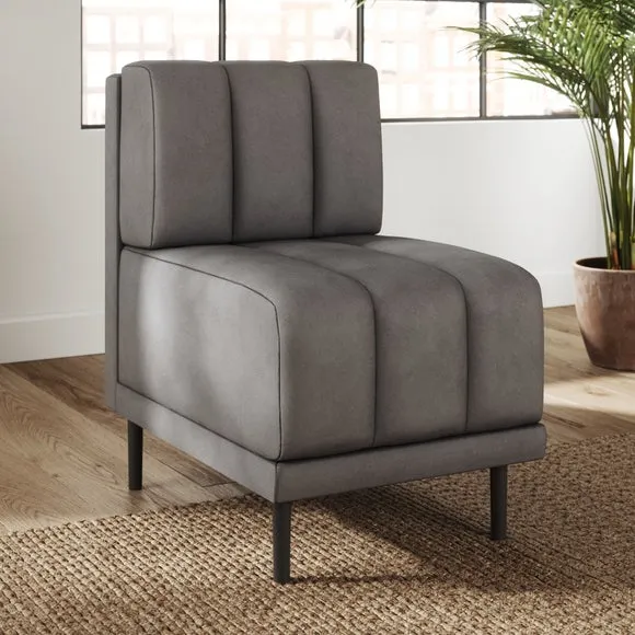 Amali Small Dining Bench, Faux Leather 2