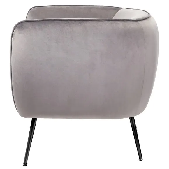 Lucca Velvet Tub Chair 4