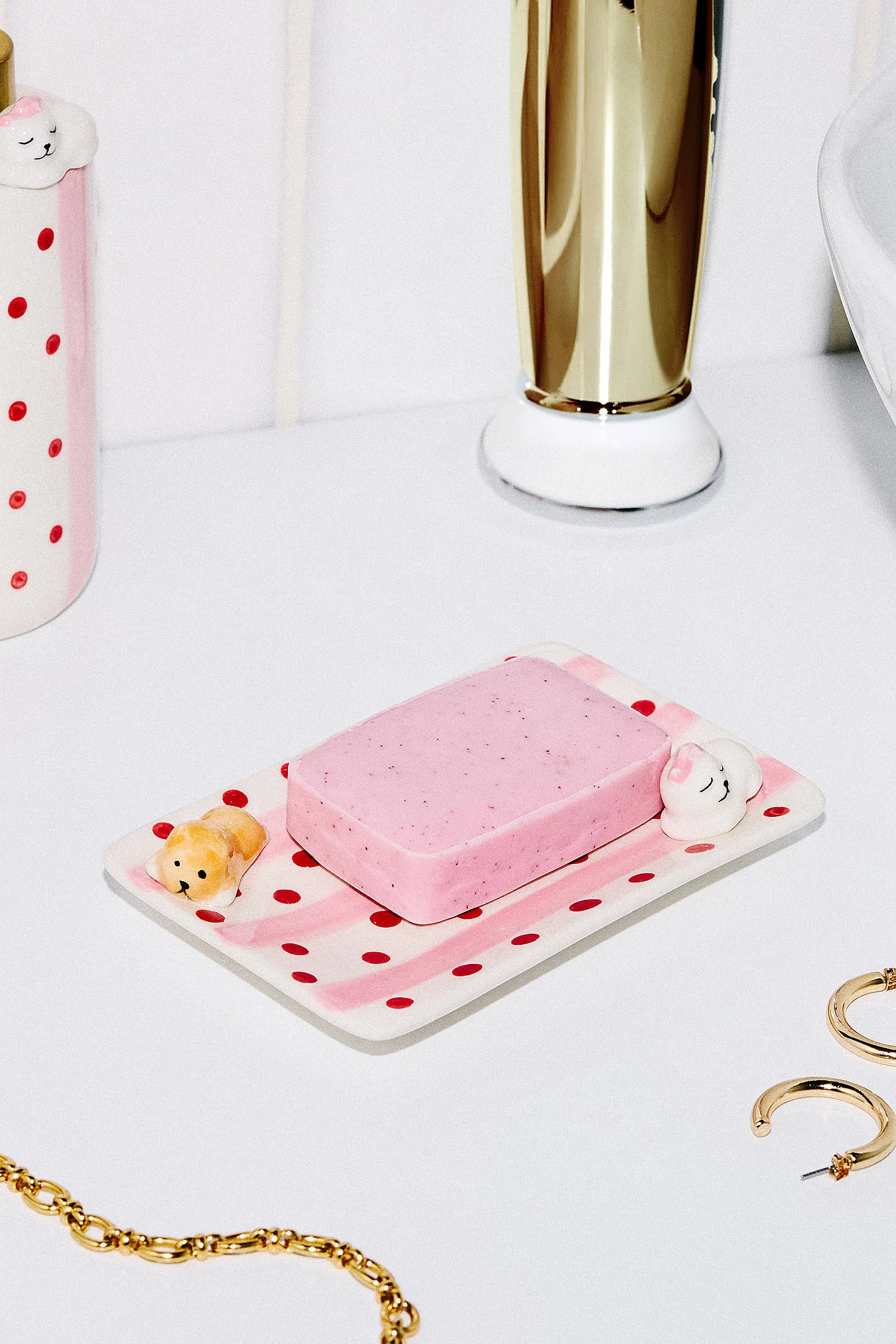 Mini Kitty Soap Dish - Pink ALL