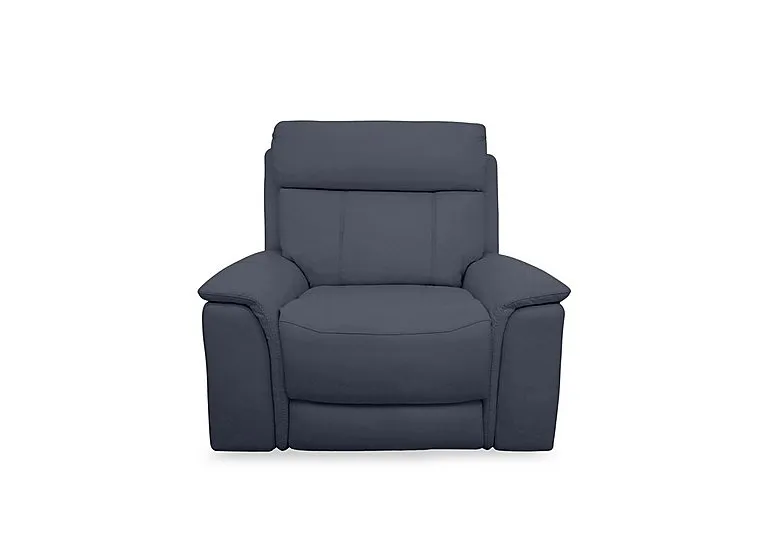 Chill Leather Chair - BV Ocean Blue