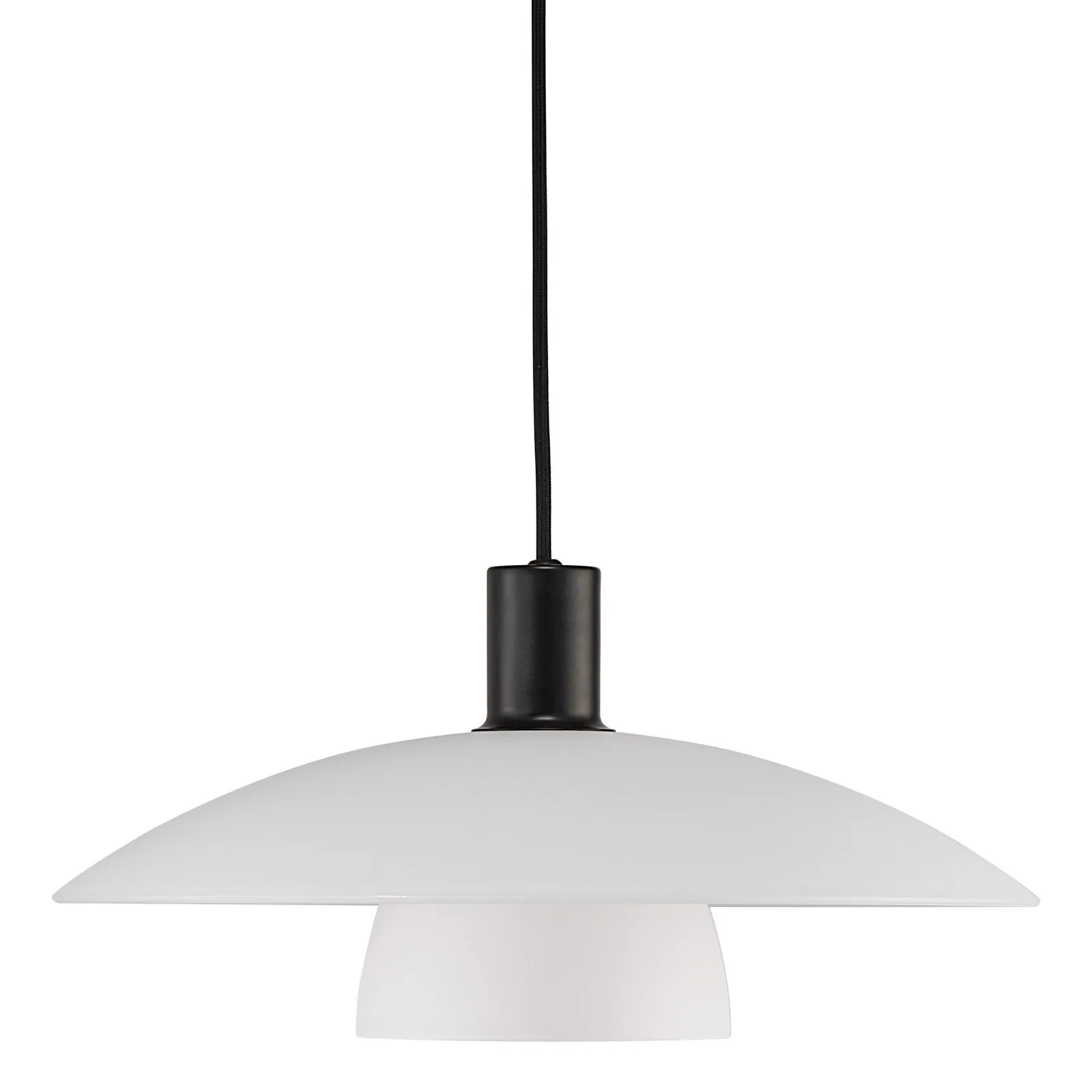 Nordlux Verona Pendant Light Black Glass Dining Room E27 Mains 39cm 5