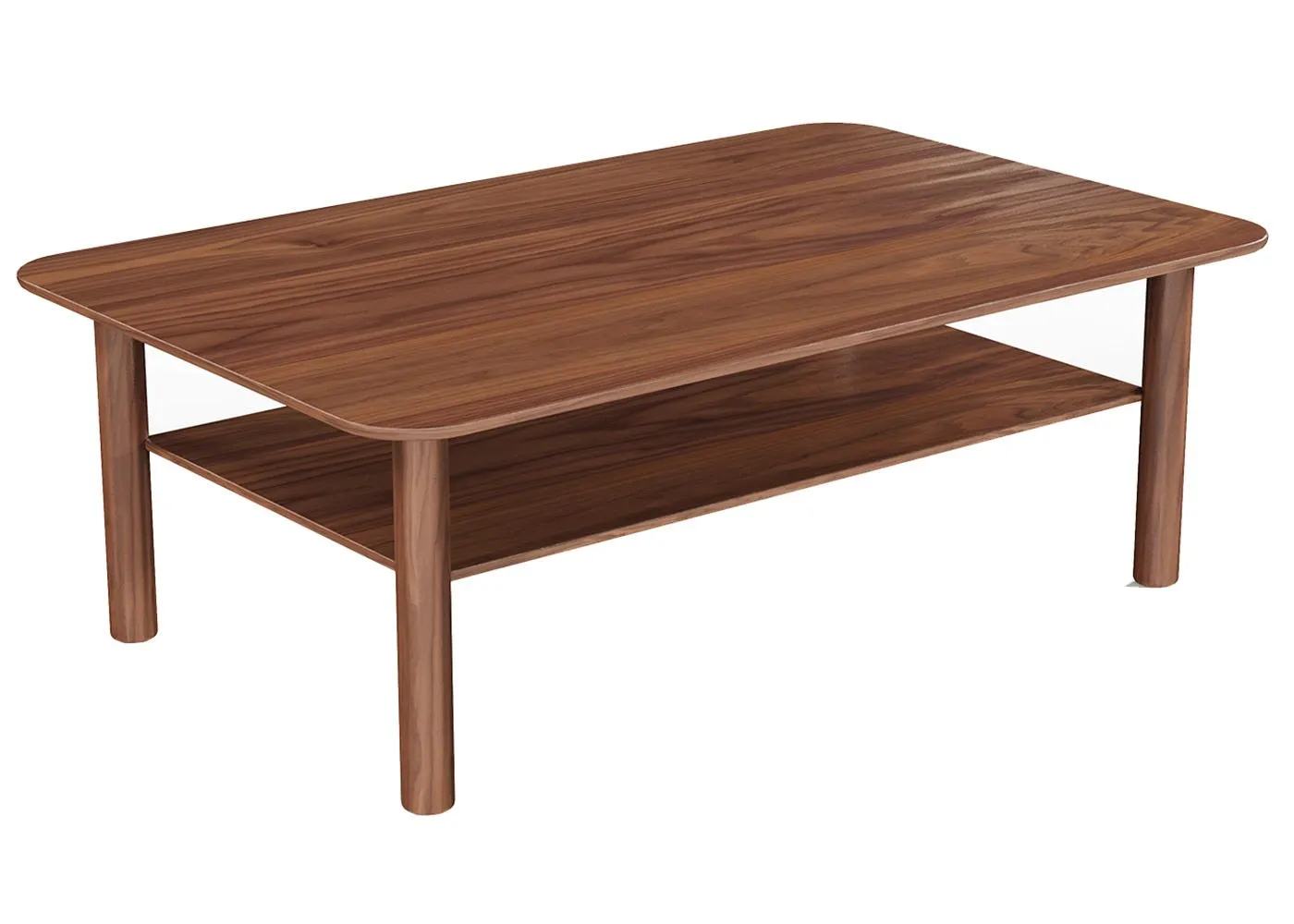 Case Port Rectangular Coffee Table Walnut 1