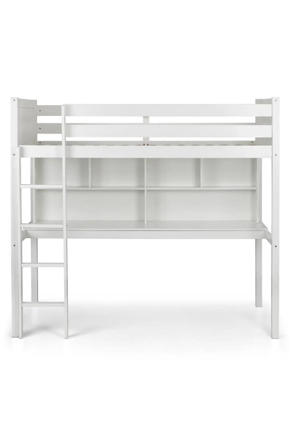 Julian Bowen Titan Highsleeper Loft bed with Desk in White 5