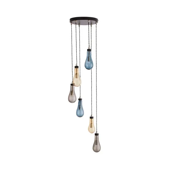 Verne Glass 6 Light Cluster Ceiling Light 5