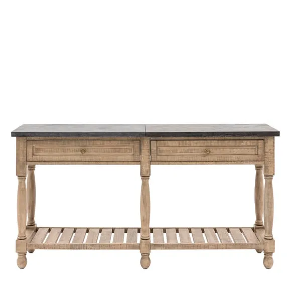 Cedar and Sage Arvika 2 Drawer Console Table 4
