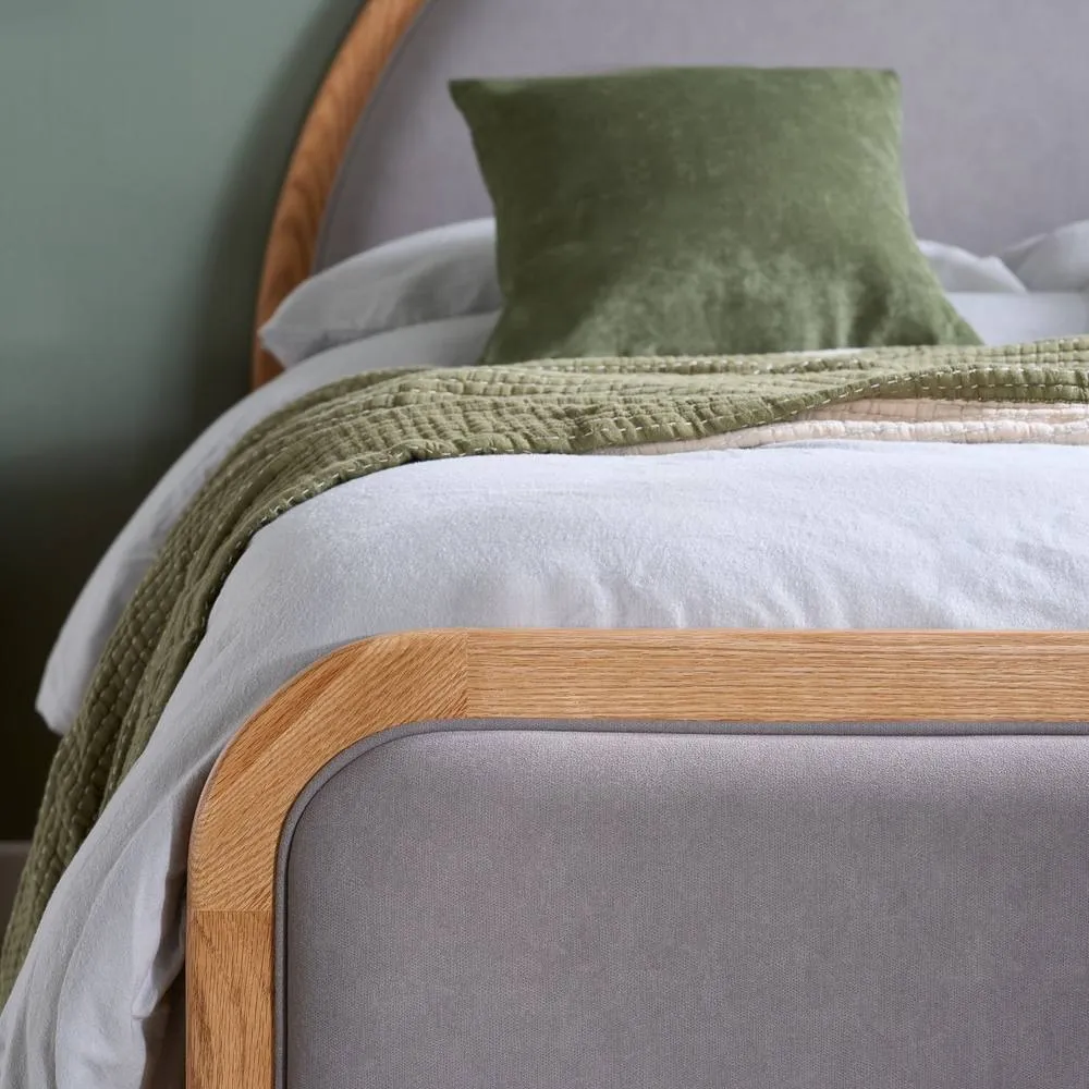 Birlea Liana Double Bed Oak in Grey 4