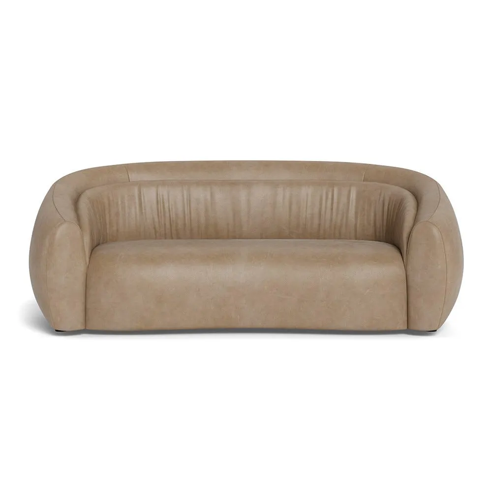 Heal's Flora 3 Seater Sofa Heritage Leather Camel 2015 1