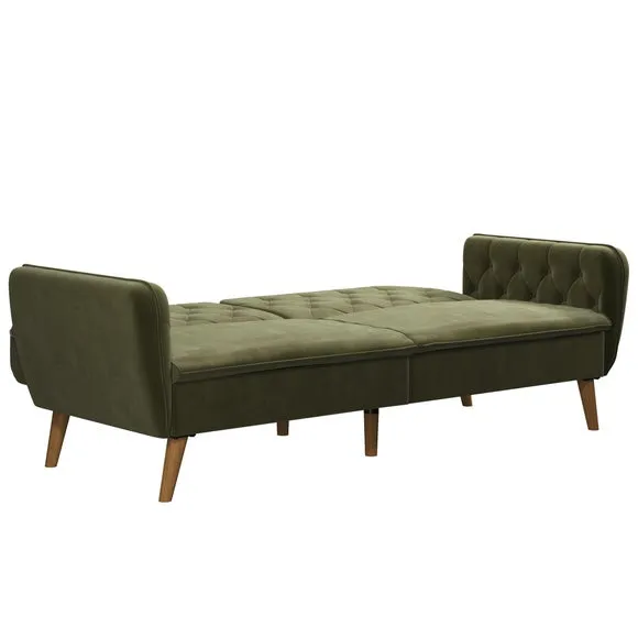 Tallulah Velvet Memory Foam Double Futon 4