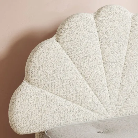 Kids Boucle Petal Bed Frame 5