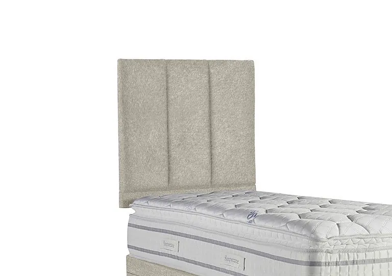 Spire Strutted Headboard - Single - Tweed Cream