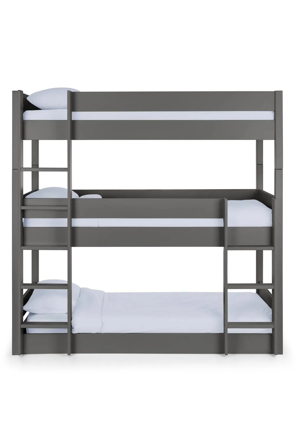 Julian Bowen Trio 3 Tier Triple Bunk Bed in Dark Grey 4