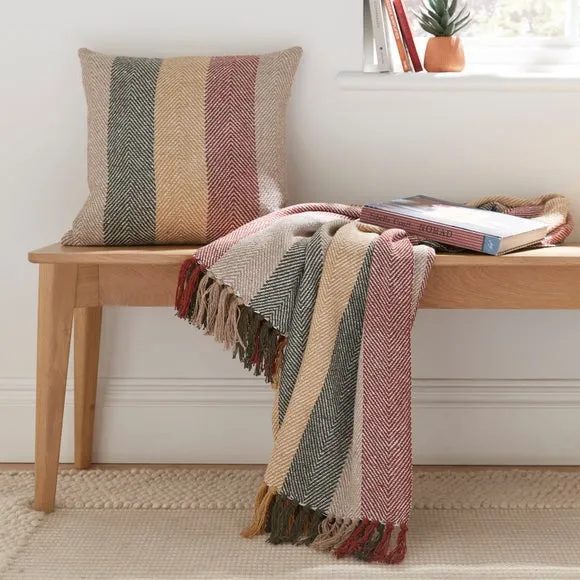 Jenson Herringbone Throw Blanket 1