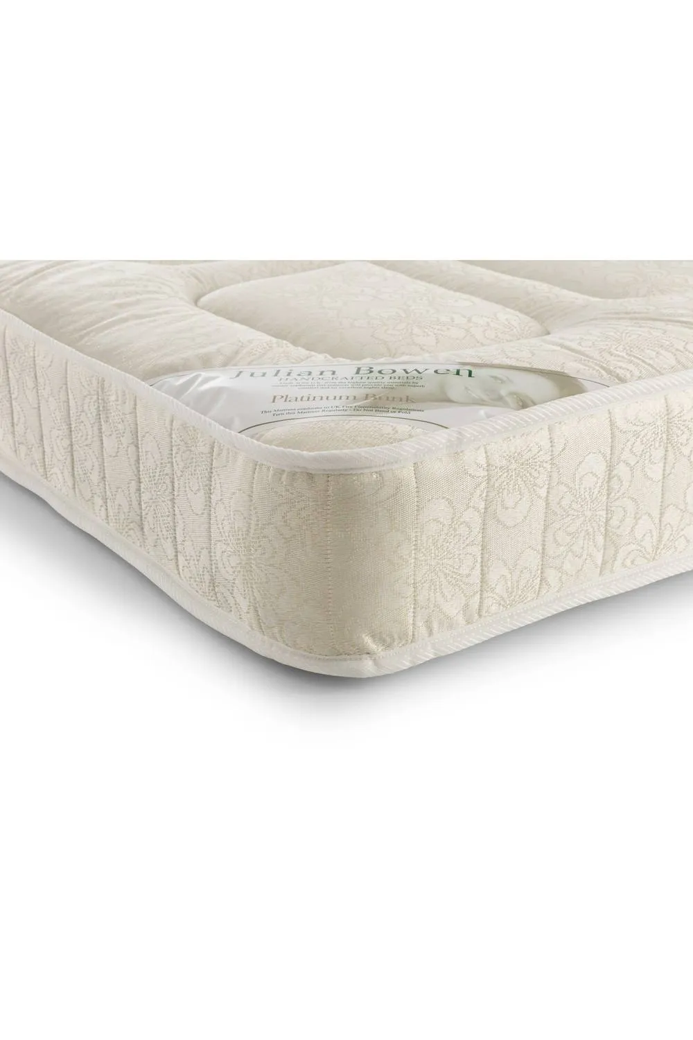 Julian Bowen Platinum Bunk Spring Mattress in White 6