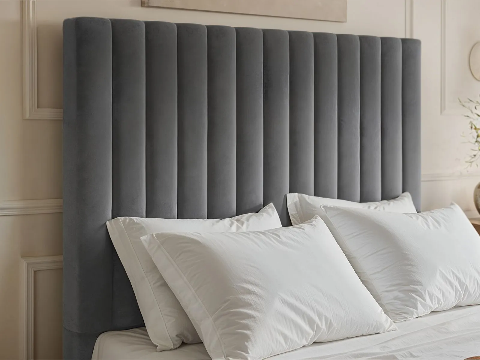 Flair Everley Fabric Ottoman Bed in Grey 4