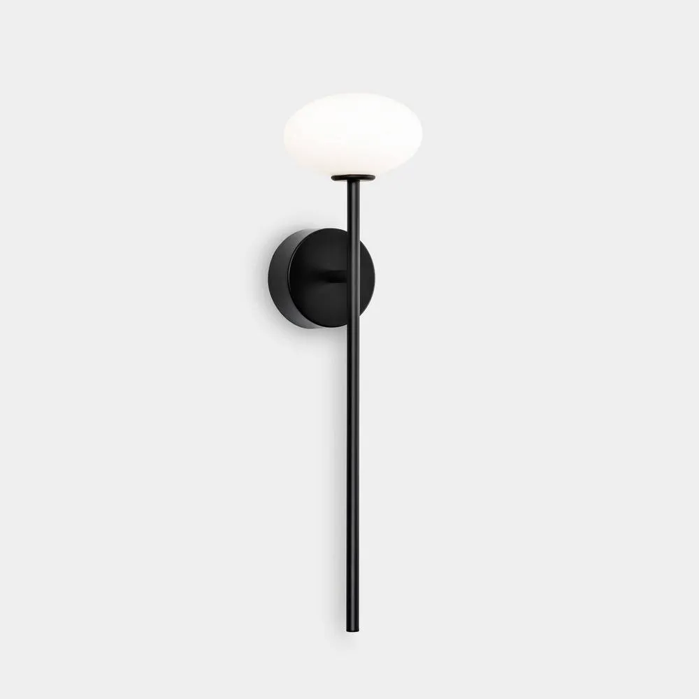 Netlighting Bloom Bathroom Wall Lamp Black LED 7.5W 2700K IP44 On Off
