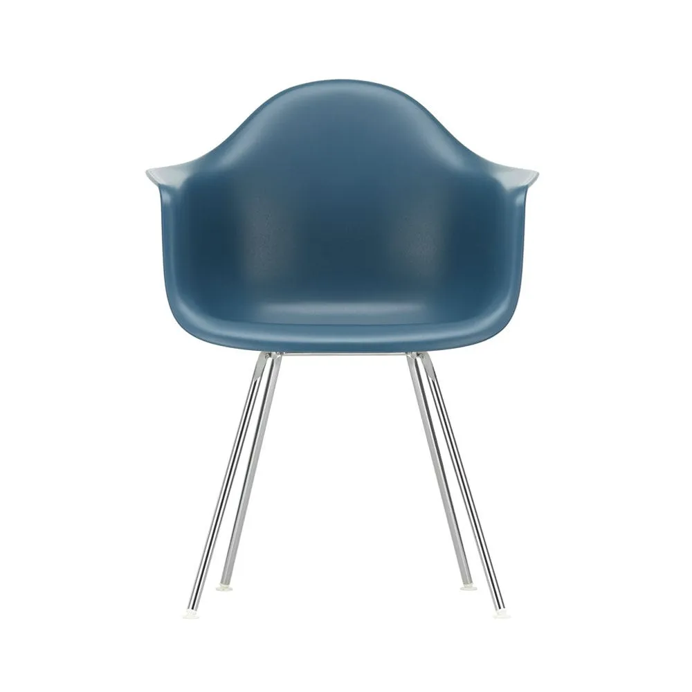 Vitra Eames DAX Armchair New Height Sea Blue Chrome Base 3