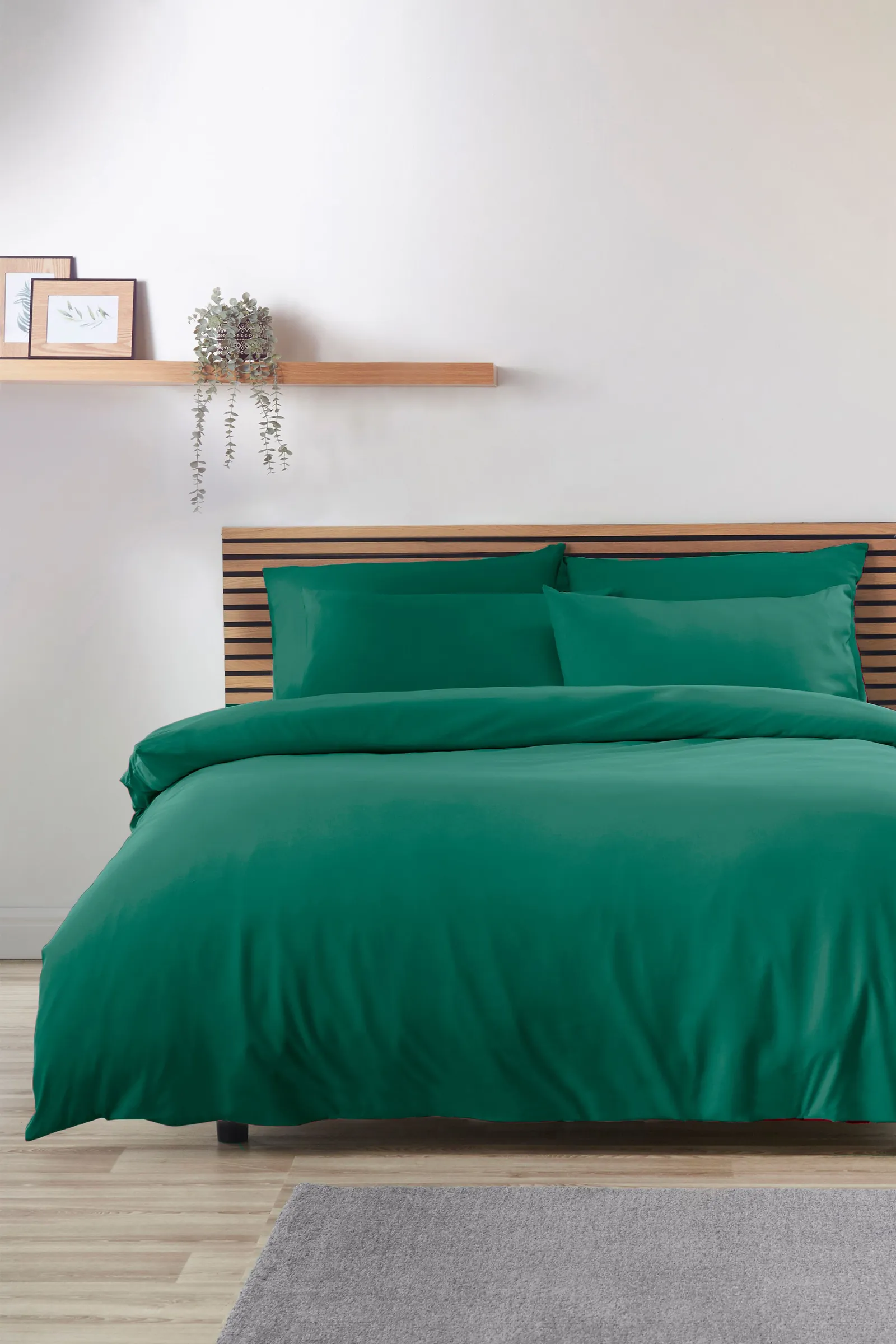Catherine Lansfield So Soft Non Iron Duvet Cover Set in Teal 1