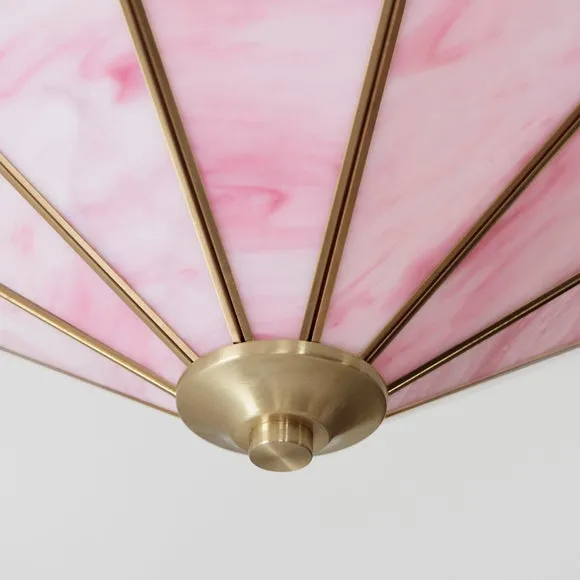 Colette Mid Century 2 Light Flush Ceiling Light 4