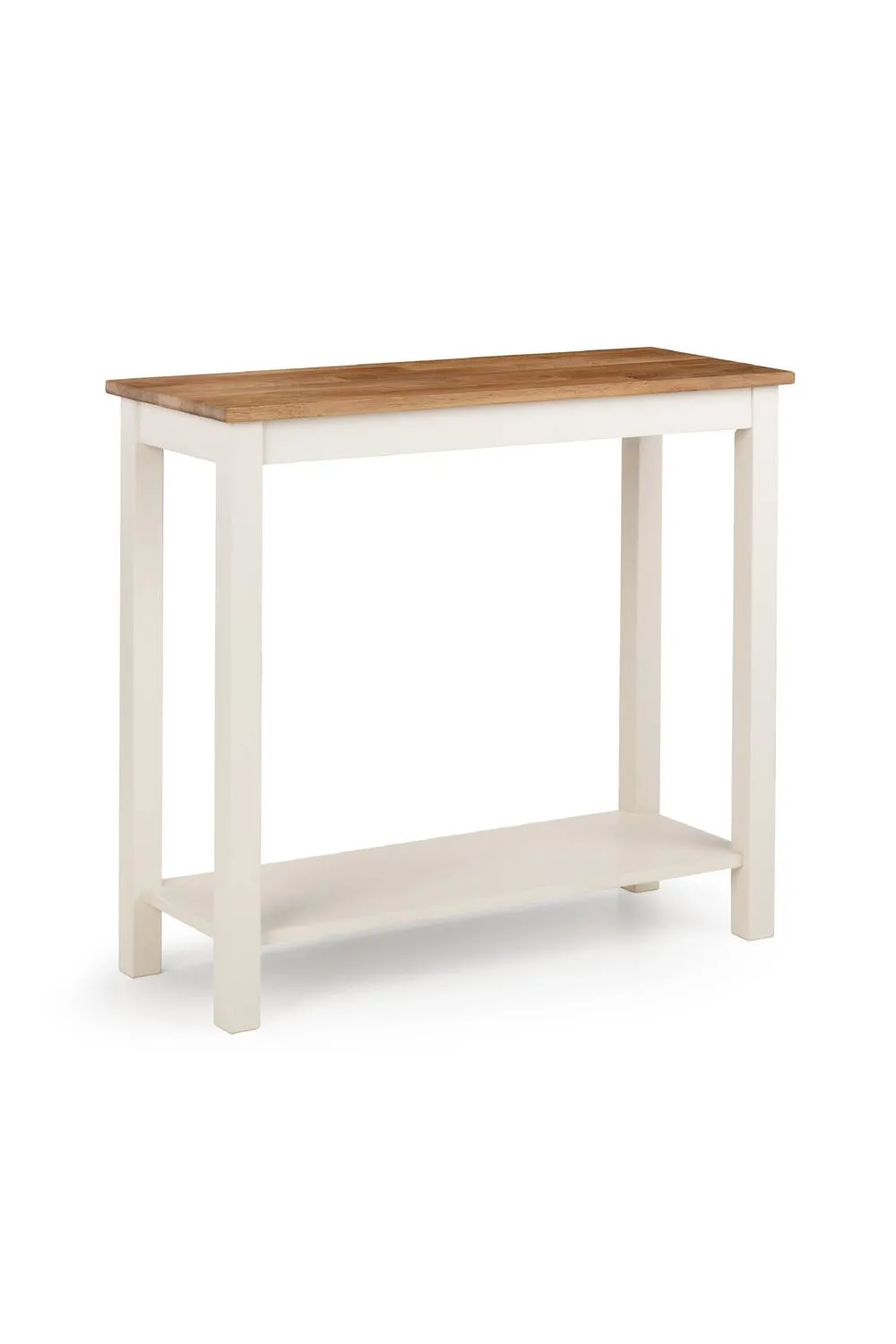 Julian Bowen Coxmoor Console Table with Shelf in Ivory 2