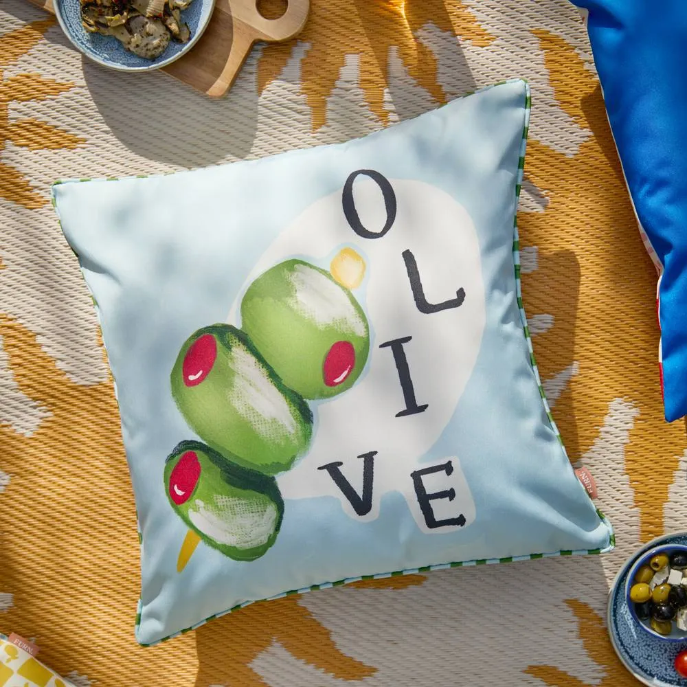 Furn Mediterranean Olive Outdoor Cushion