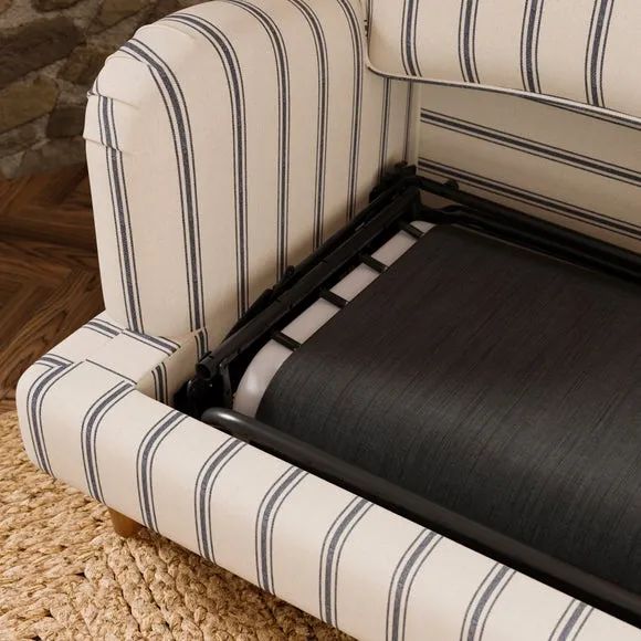 Beatrice II Folkstone Stripe Single Snuggle Sofa Bed 3