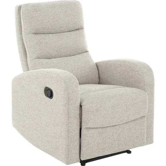 Rena Tonal Faux Linen Manual Recliner Armchair 2