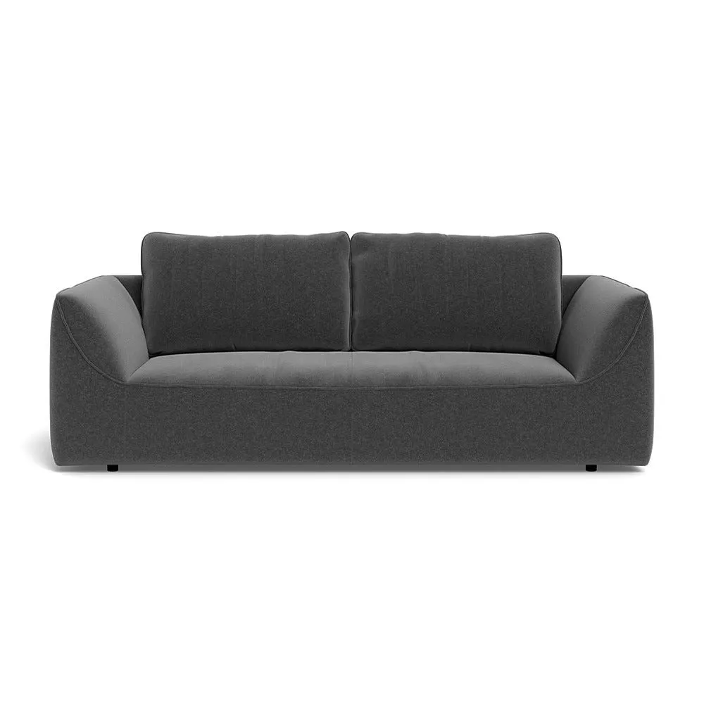 Heal's Morven 3 Seater Sofa Melton Wool Granite 1