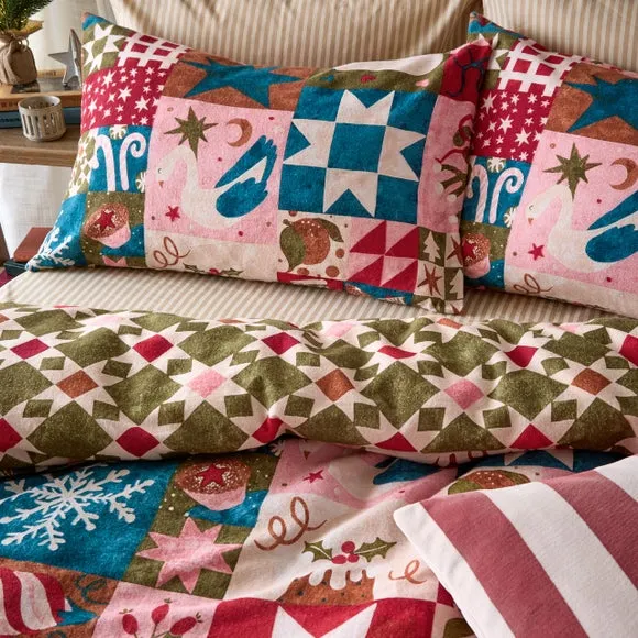 Furn. Fika Brushed Polycotton Duvet Cover & Pillowcase Set 3