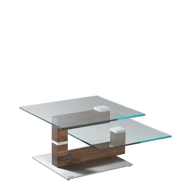 V Plus  Walnut Coffee Table