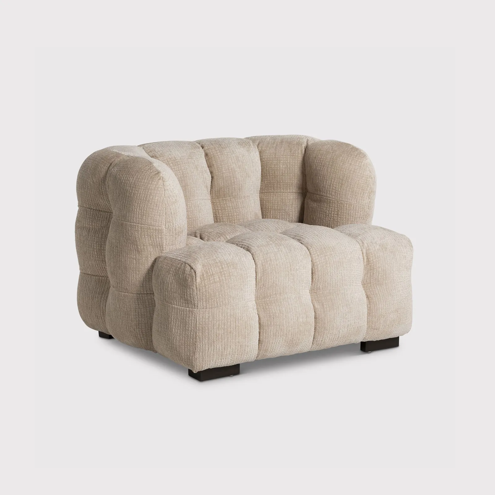 Lenor Occasional Armchair, White Boucle | Barker & Stonehouse 2