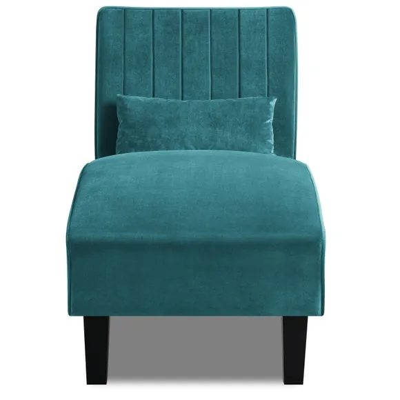 Bella Velvet Chaise Lounge 4