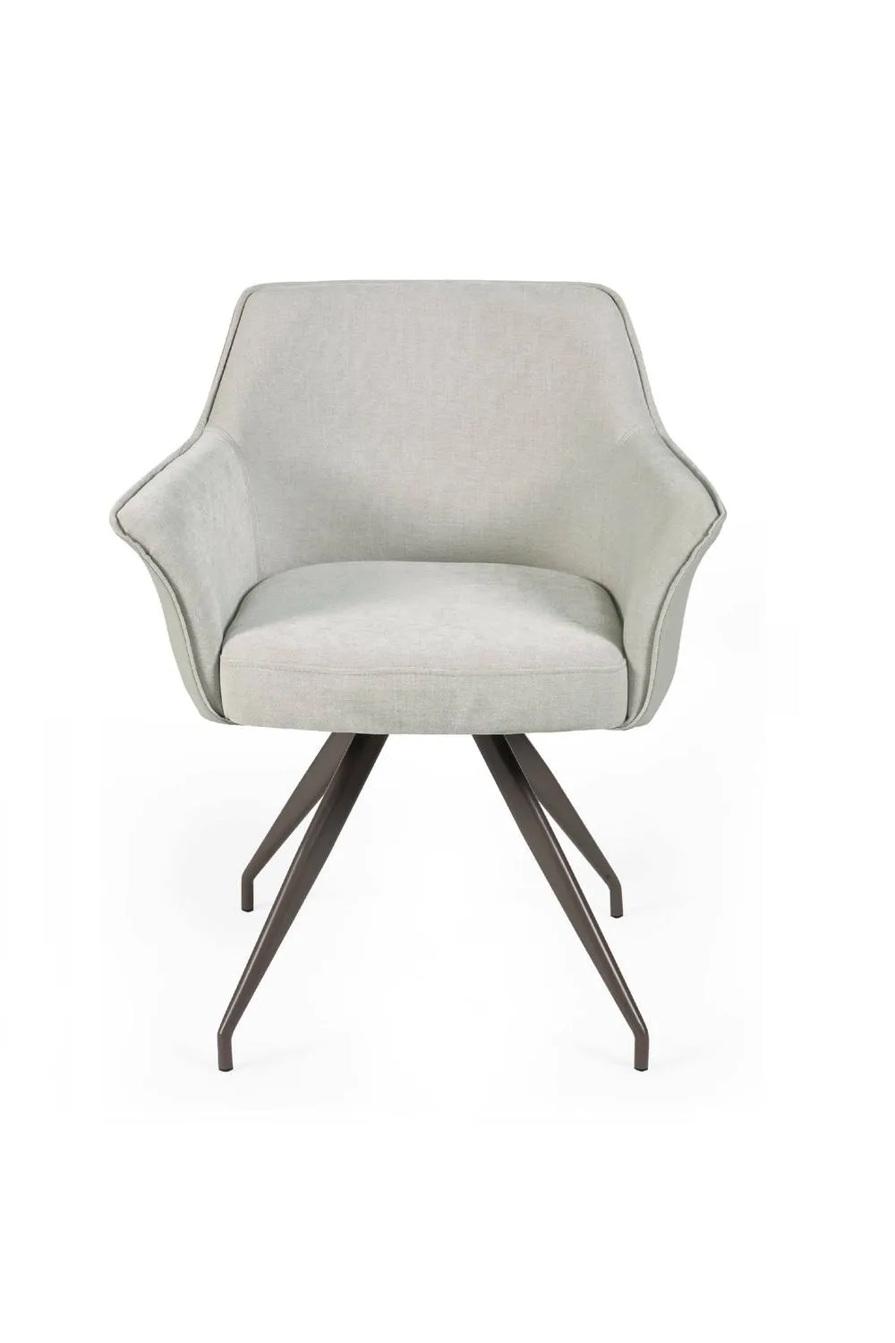 Julian Bowen Noah Upholstered Dining Chair in Ivory 6