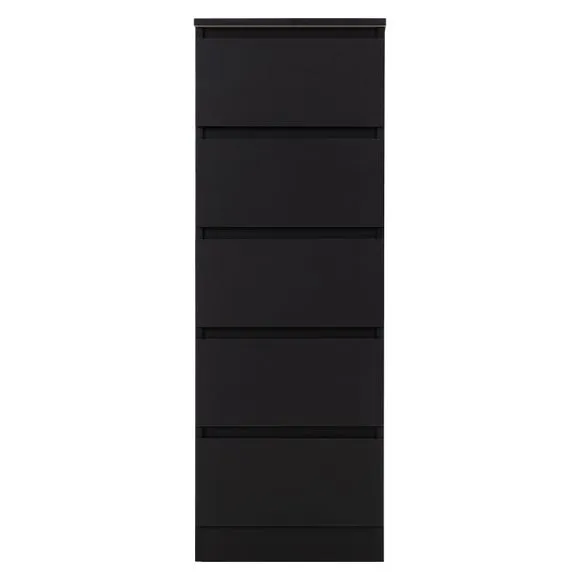 Walker 5 Drawer Narrow Chest 3