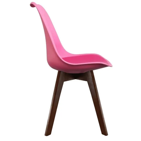 Fusion Living Soho Plastic Dining Chair with Squared Legs 3