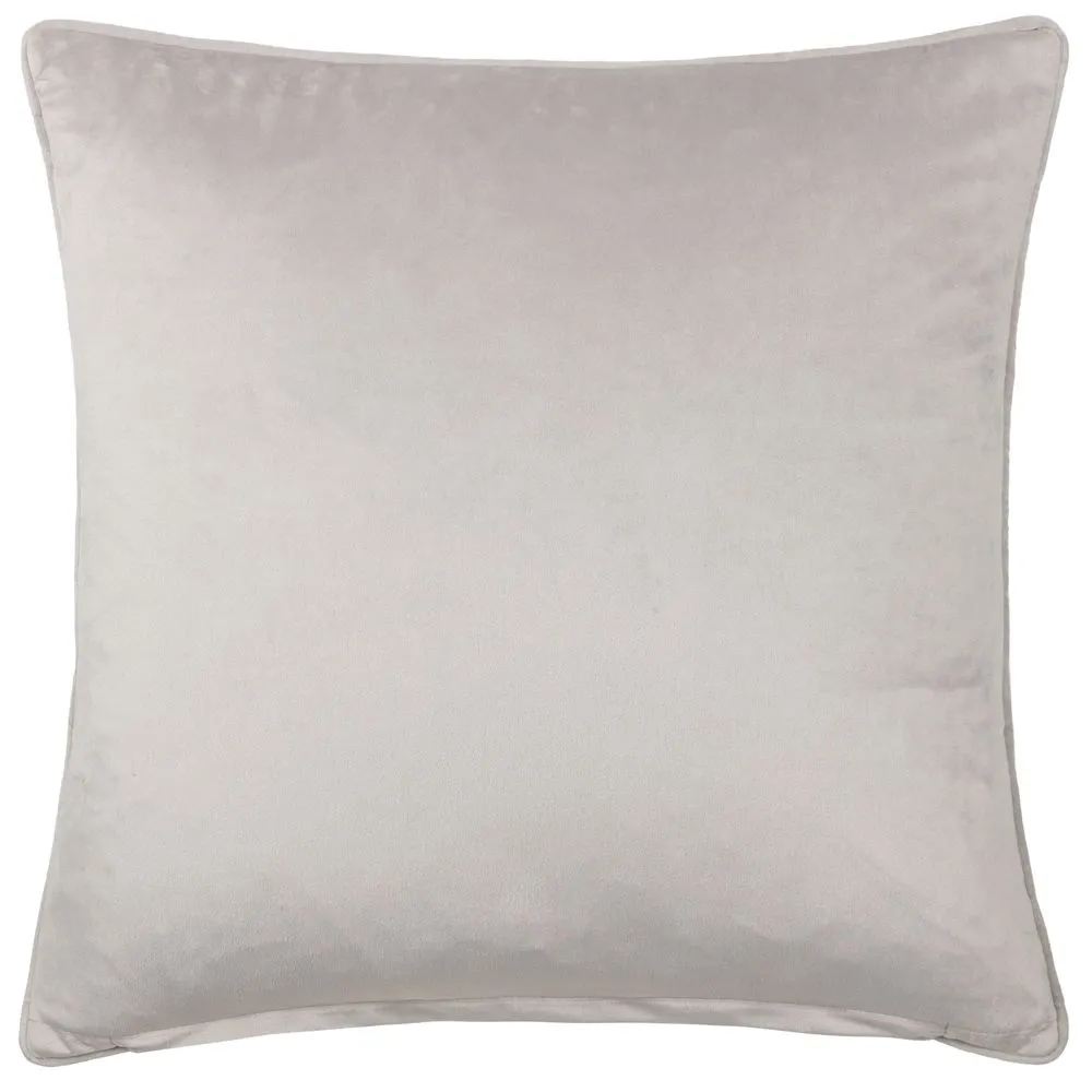 Paoletti Stratus Chenille Jacquard Cushion in Grey 2