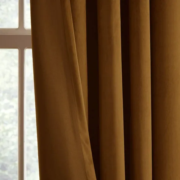 Luxe Velour Eyelet Curtains (Blackout Available) 4