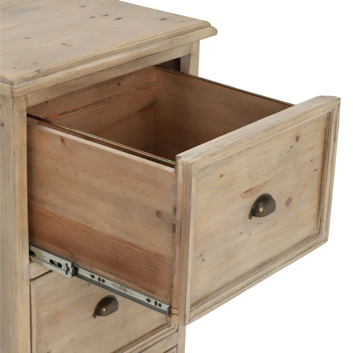 Verberie 3 Drawer Filing Cabinet, Neutral Wood | Barker & Stonehouse 5