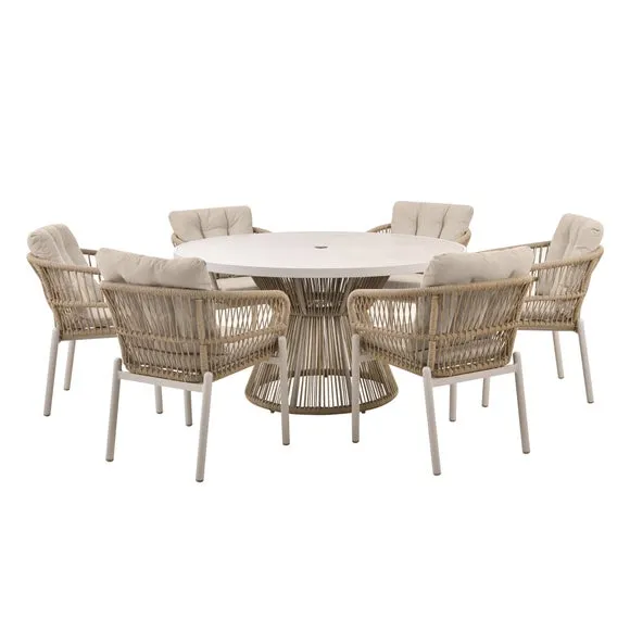 Pacific Lifestyle Martic Outdoor 6 Seater Dining Set 6