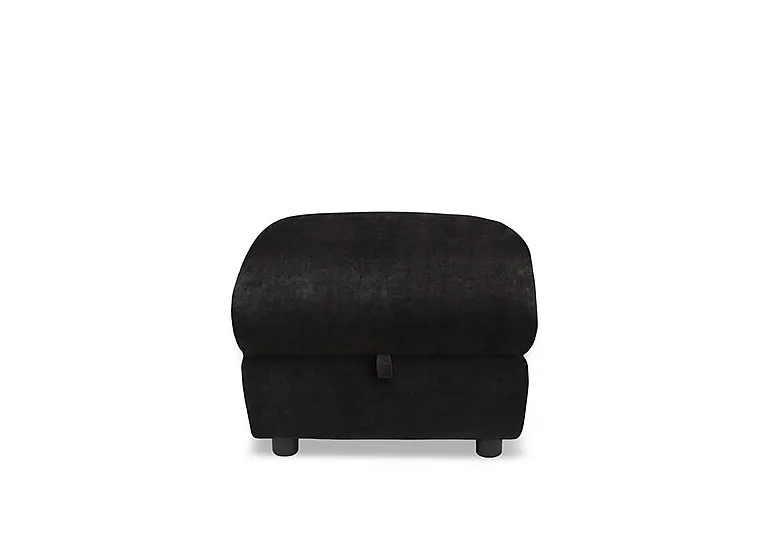 Raven Fabric Storage Footstool