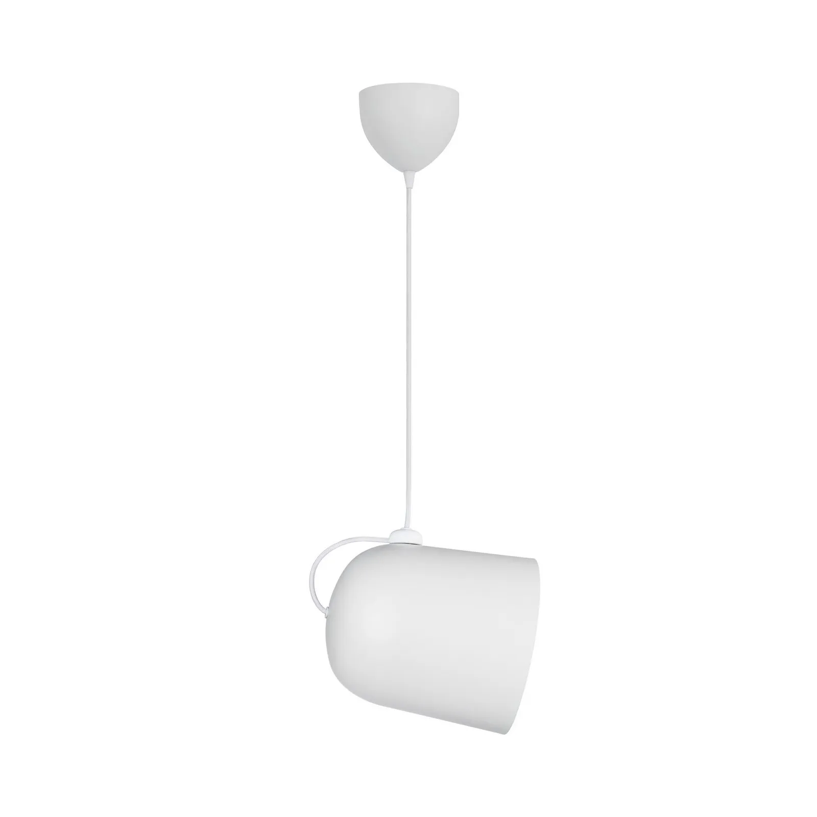 Nordlux Angle Pendant Light White Telegrey Metal Dining Room E27 Mains 21cm 2